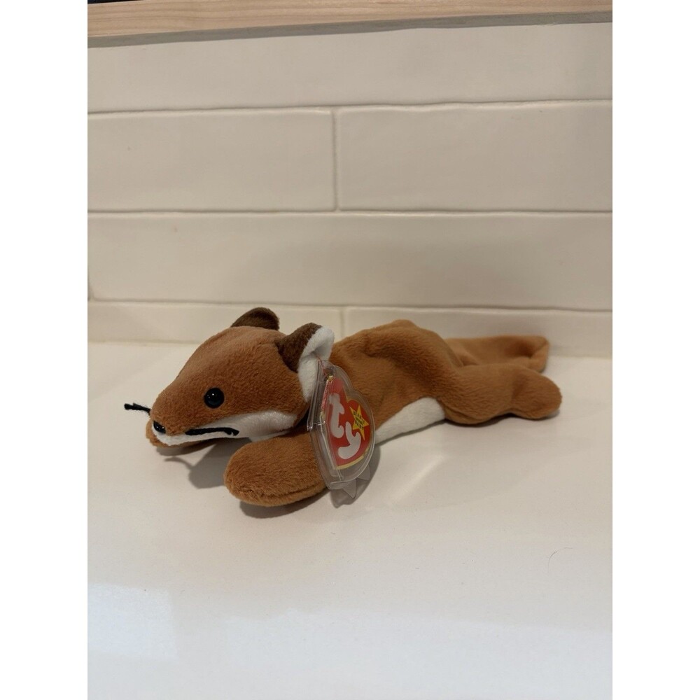Ty Beanie Babies Sly the Fox 4115 DOB 9-12-96